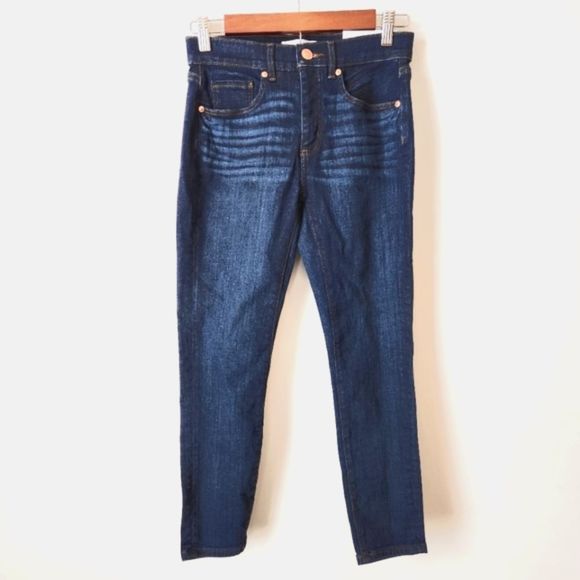NWT Loft Skinny Crop High Rise Jeans Size 26 - Picture 2 of 7